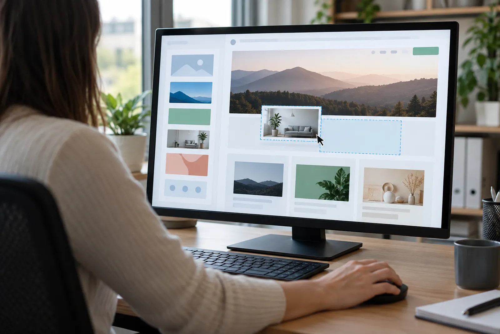 Editarea unui site într-un constructor vizual