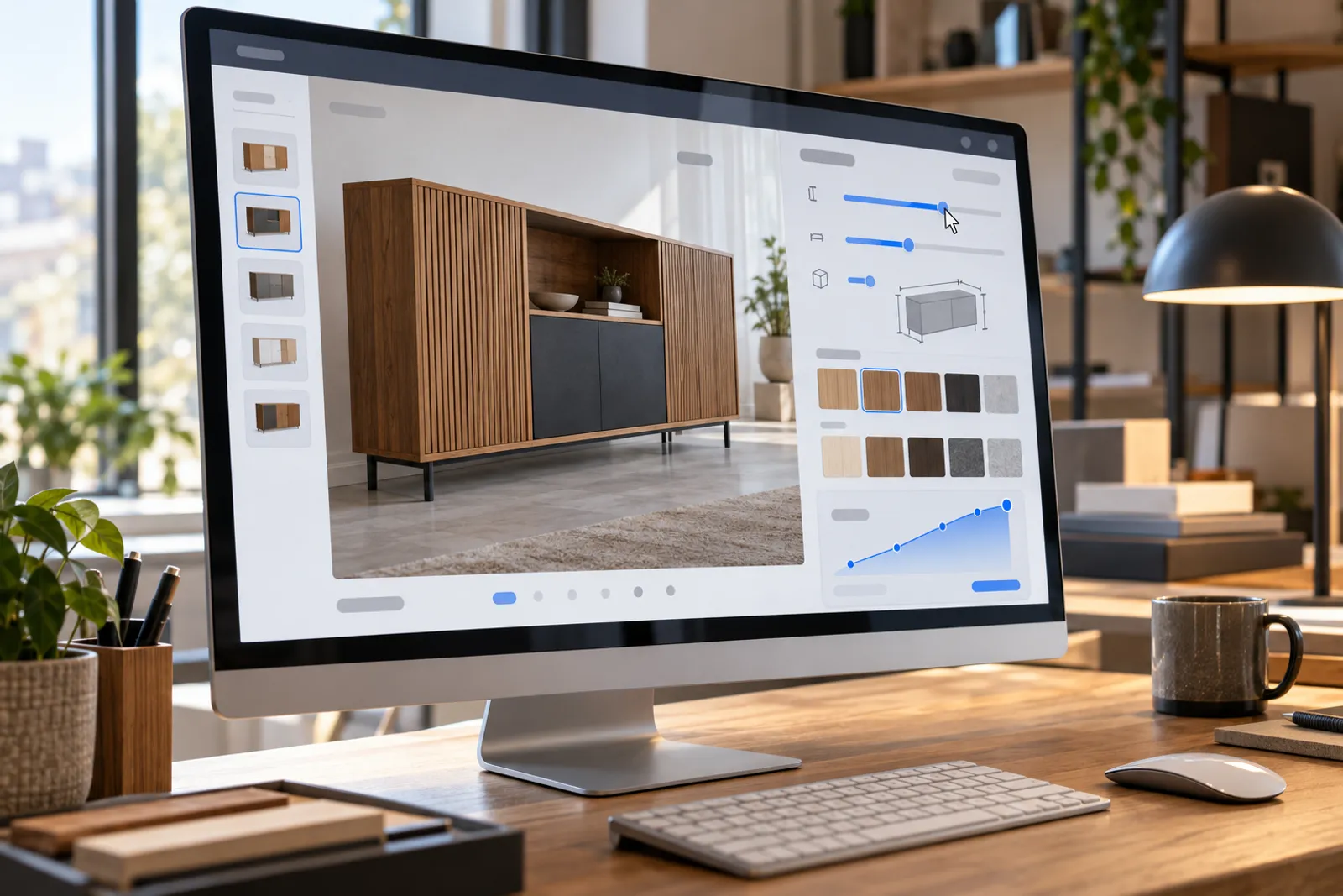 Configurator de produs într-un magazin online la comandă